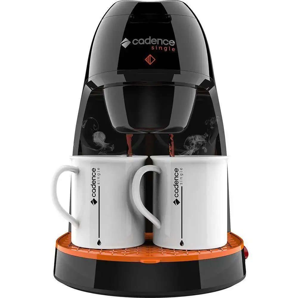 Cafeteira Single Contrast Preta Cadence 220V