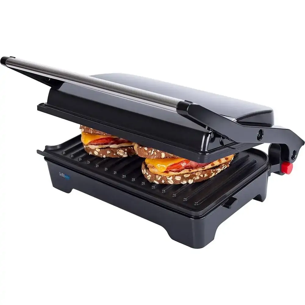Grill Chapa Dupla Multiuso Club Black Cadence 110V
