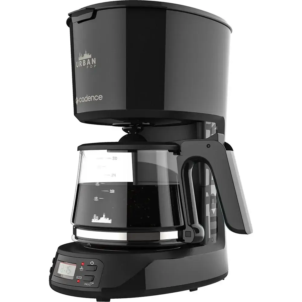 Cafeteira Elétrica Programável Urban Pop Cadence CAF710 Preta 750W 220V