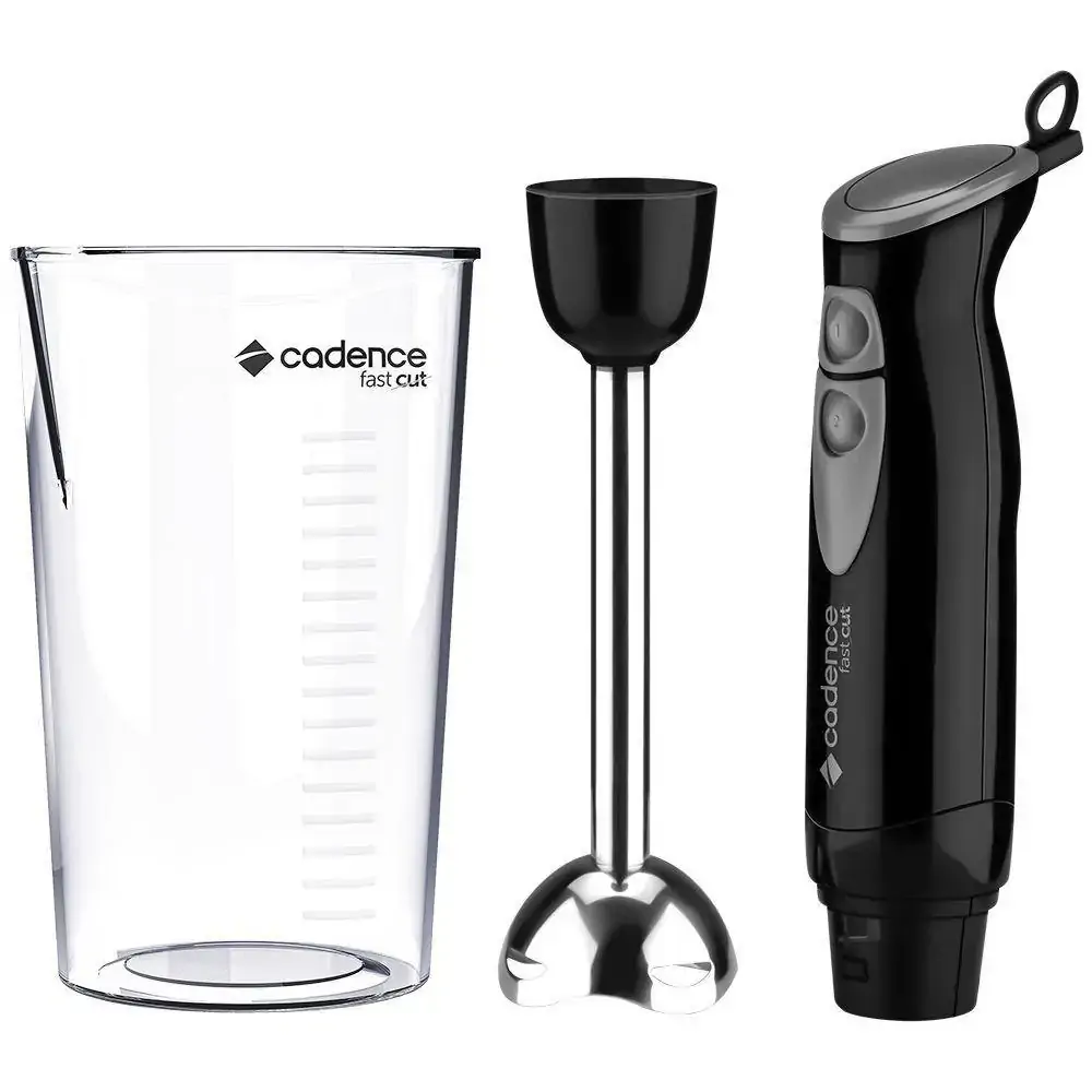 Mixer Fast Cut Duas Velocidades Preto Cadence 220V