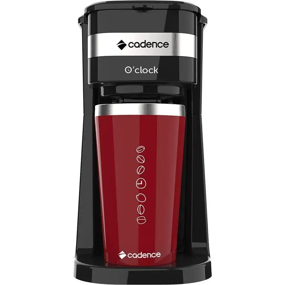 CAFETEIRA ELETRICA CADENCE O¿CLOCK COM COPO TÉRMICO 127V