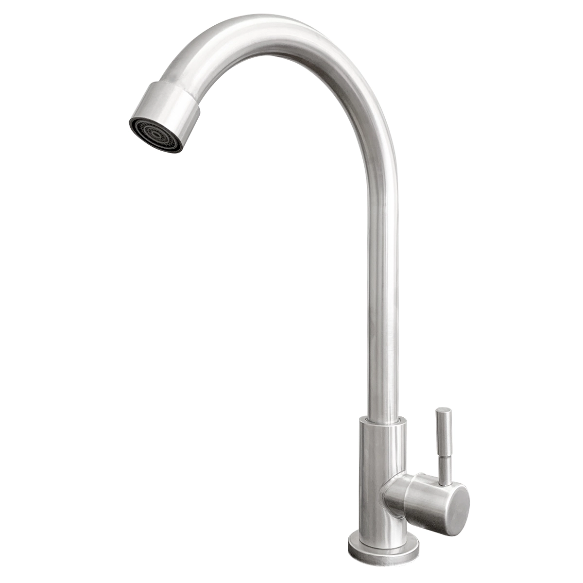 Torneira Para Cozinha Inox 304 1/4 De Volta Polido 5/8