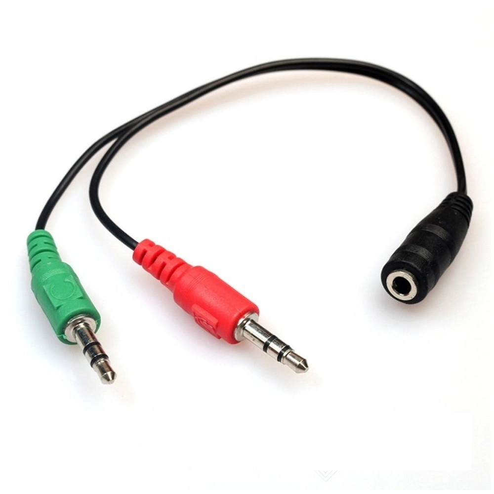 Cabo Adaptador P3 Fêmea Para 2 P2 Macho Pra Fone Otimo