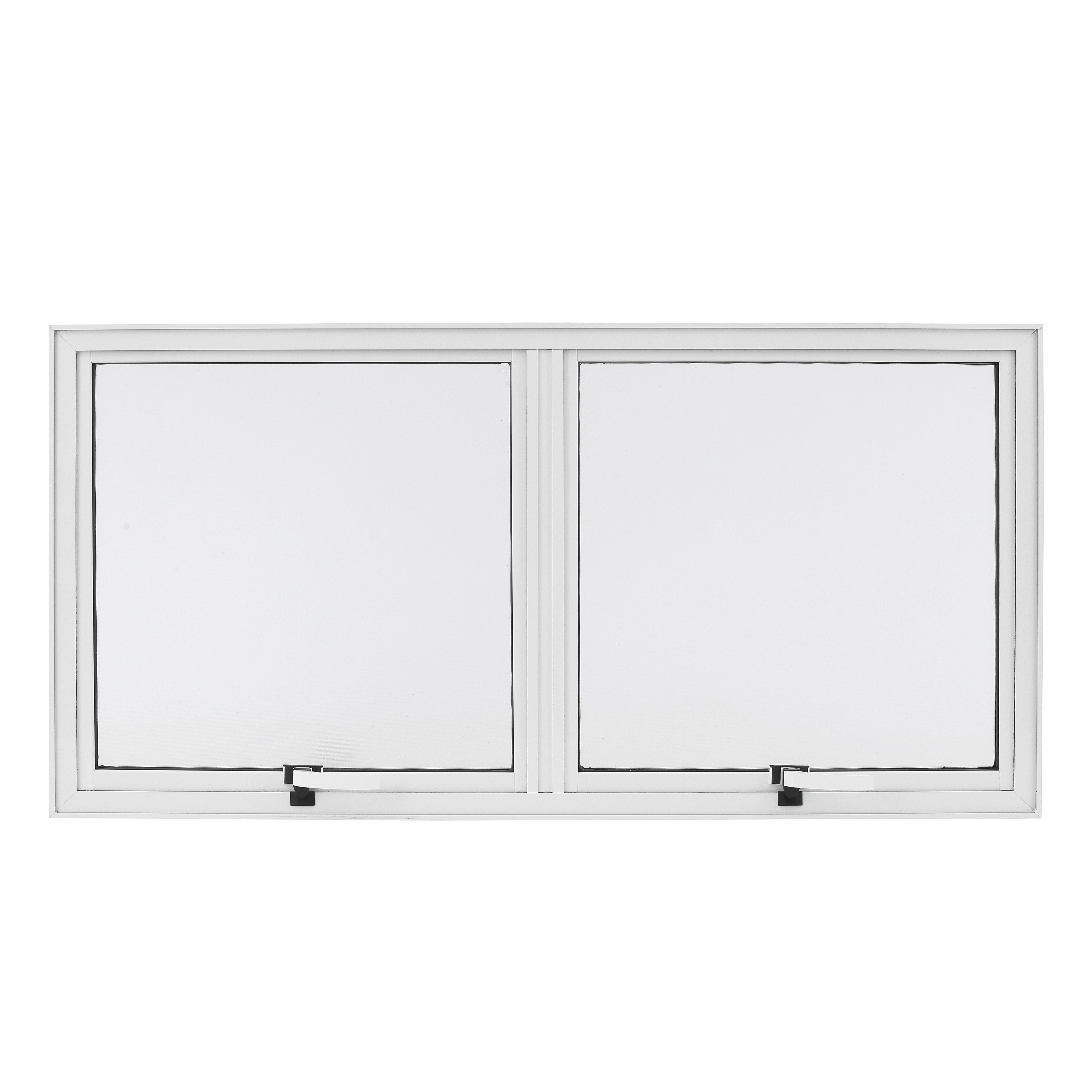 Janela de Alumínio Maxim-ar 2 Folhas 60x120cm com Vidro Mini Boreal Idea 3A Alumínio Branca