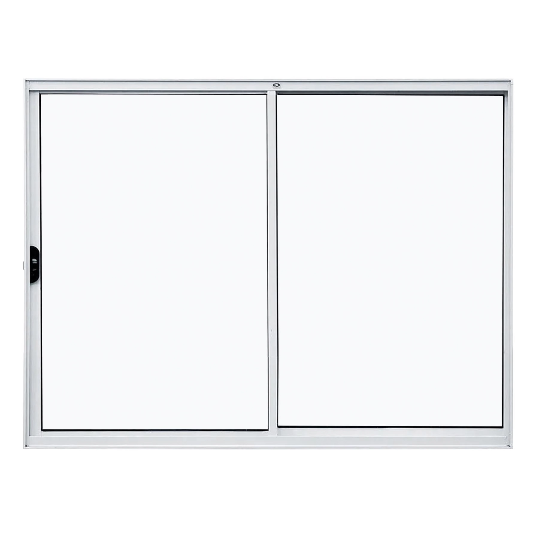 Janela de Alumínio de Correr 2 Folhas 100x150cm Home 3A Alumínio Branca