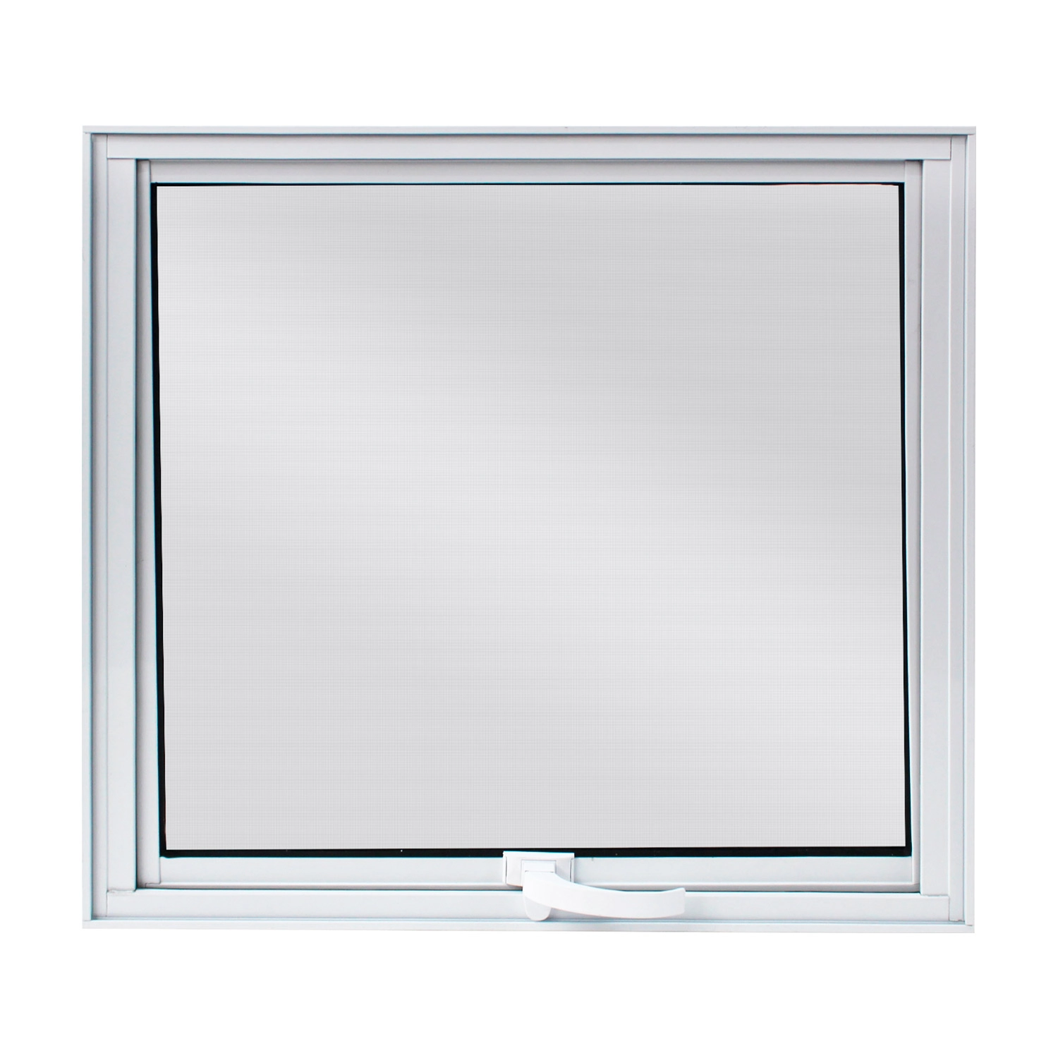 Janela de Alumínio Maxim-ar 60x60cm com Vidro 3mm Mini Boreal Home 3A Alumínio Branca