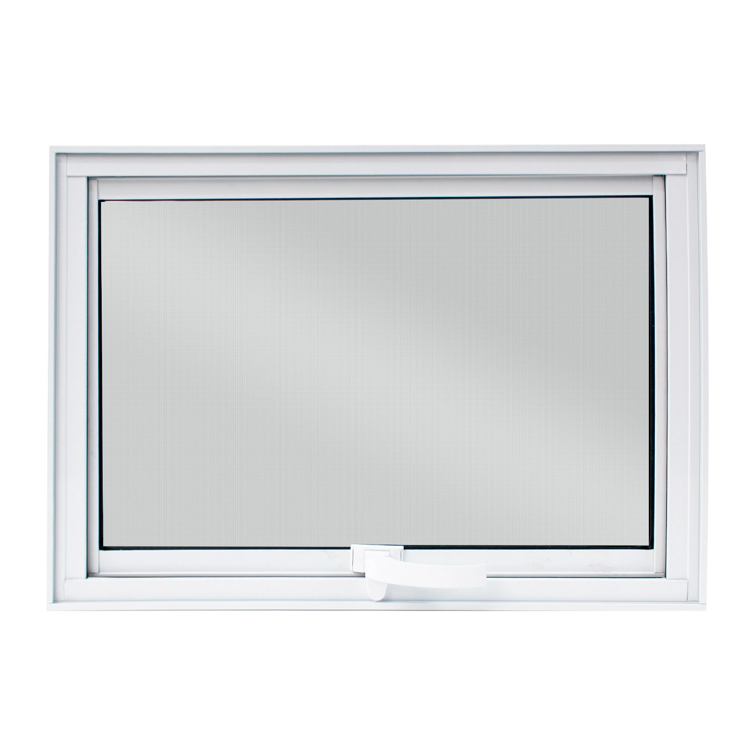 Janela de Alumínio Maxim-ar 40x60cm com Vidro Mini Boreal Home 3A Alumínio Branca