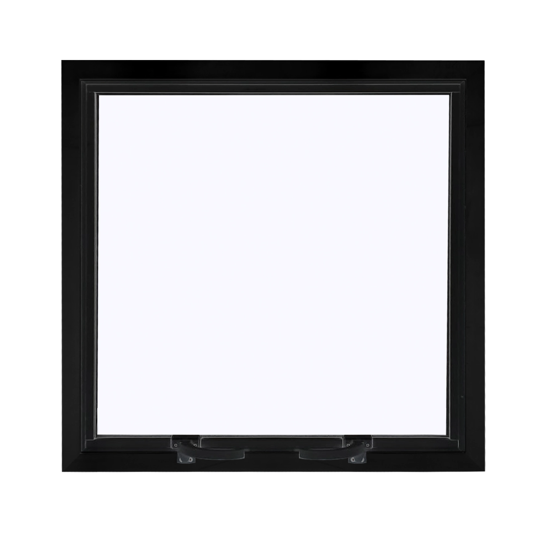Janela de Alumínio Maxim-ar 60x80cm Veneza 3A Alumínio Preta