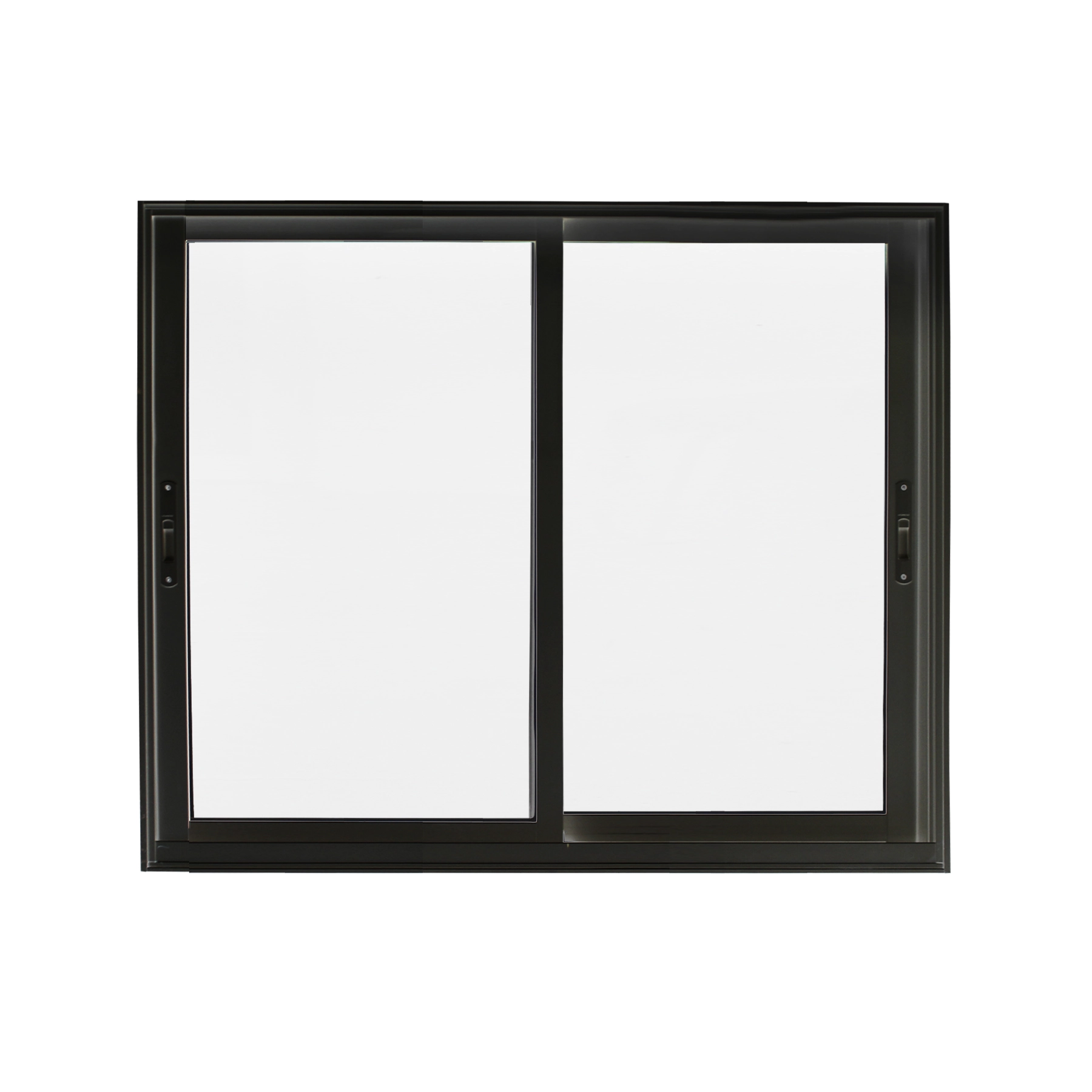 Janela de Alumínio de Correr 2 Folhas 100x120cm Idea 3A Alumínio Preta