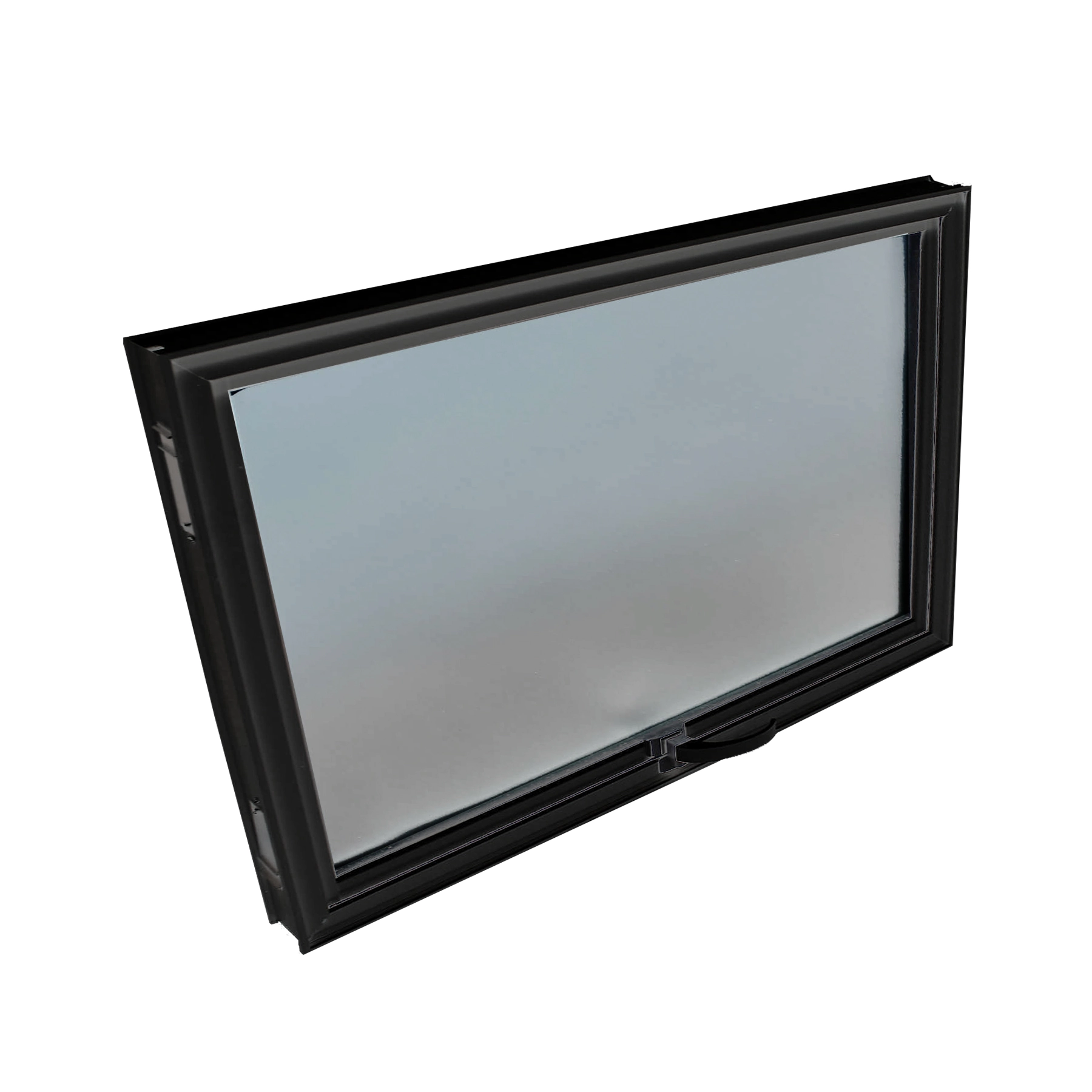 Janela de Alumínio Maxim-ar 60x80cm com Vidro Mini Boreal Idea 3A Alumínio Preta