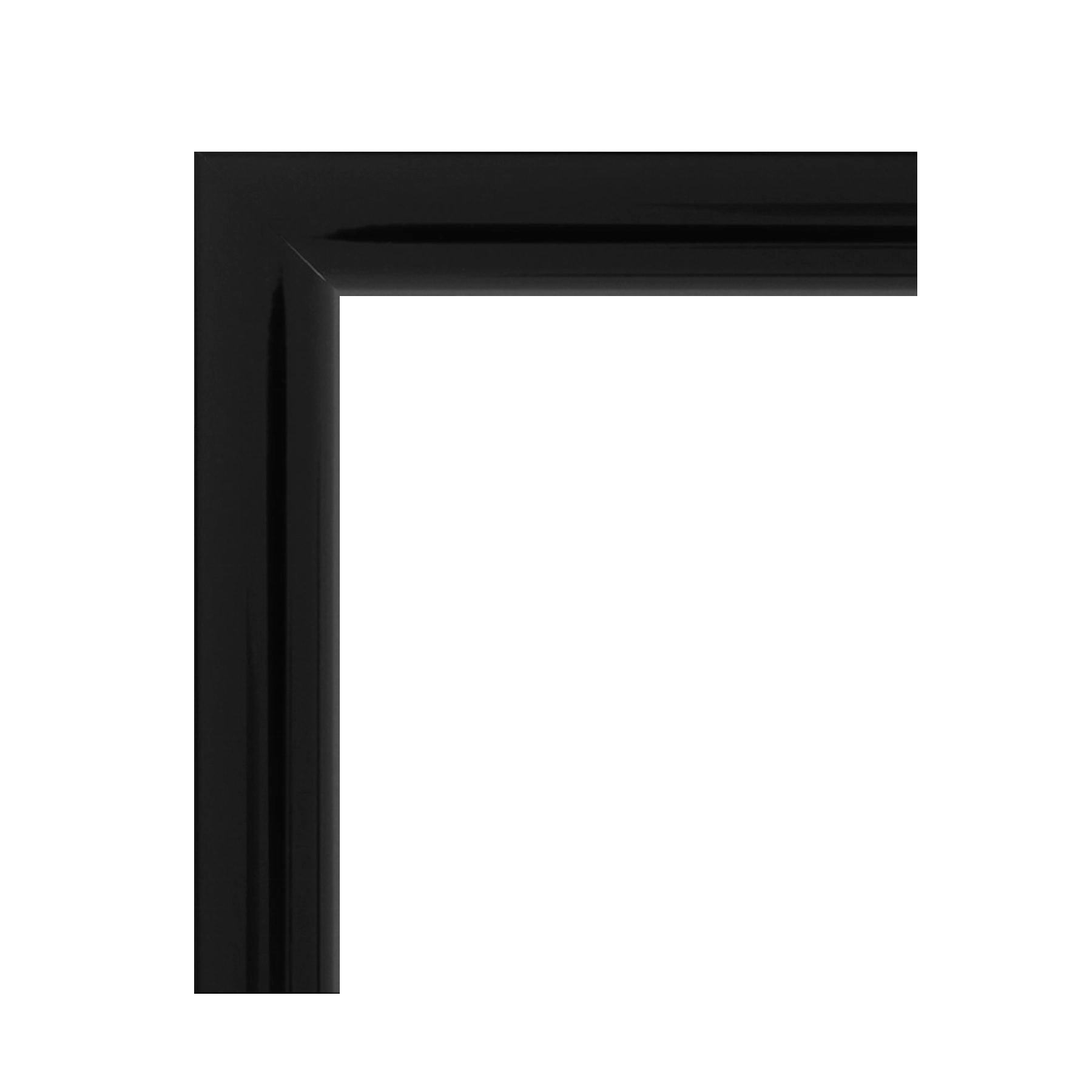 Arremate para Janela de Correr Alumínio Pintado Preto 2,00x1,00m Linha Idea 3A Alumínio
