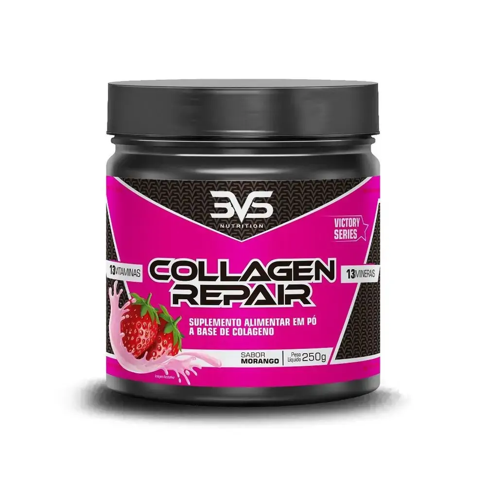 Colageno Em Po Morango 250g Nutrybras