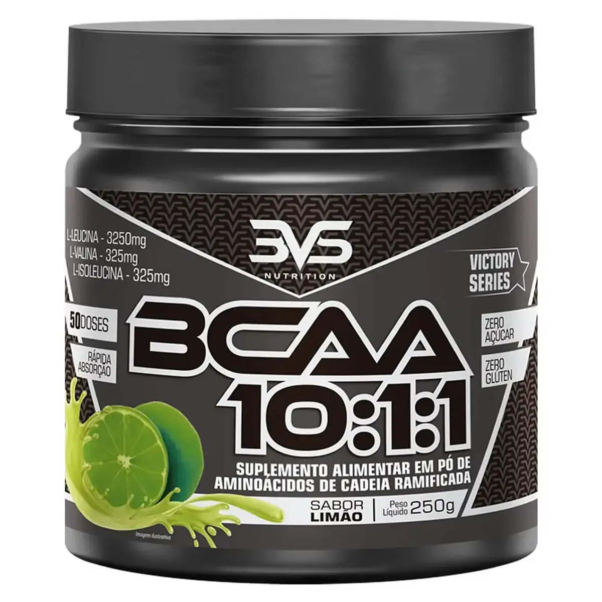 Bcaa Em Po 10:1:1 Limao 250g Nutrybras