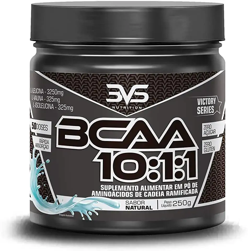 Bcaa Em Po 10:1:1 Natural 250g Nutrybras
