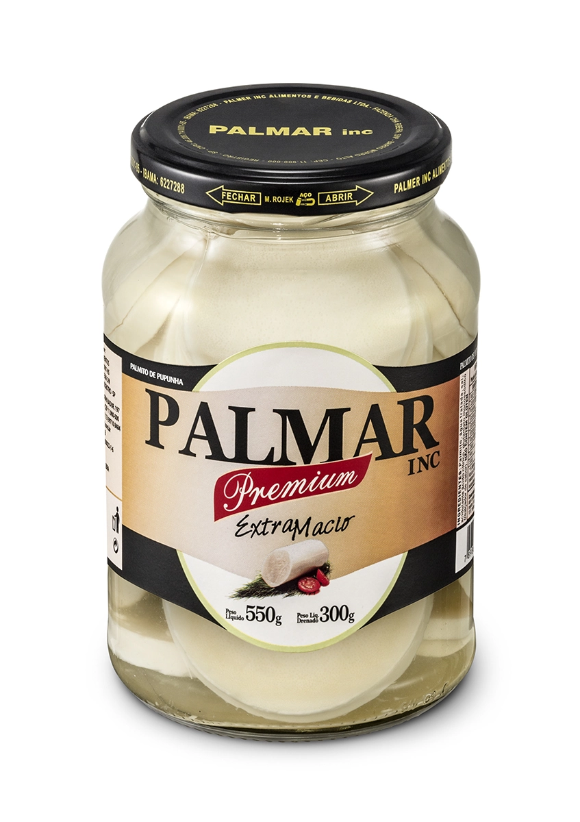Palmito Palmar Pupunha Rodela 300g