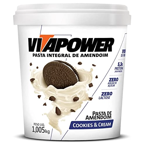 Pasta Amendoim Vitapower Cream 1005kg Cookies