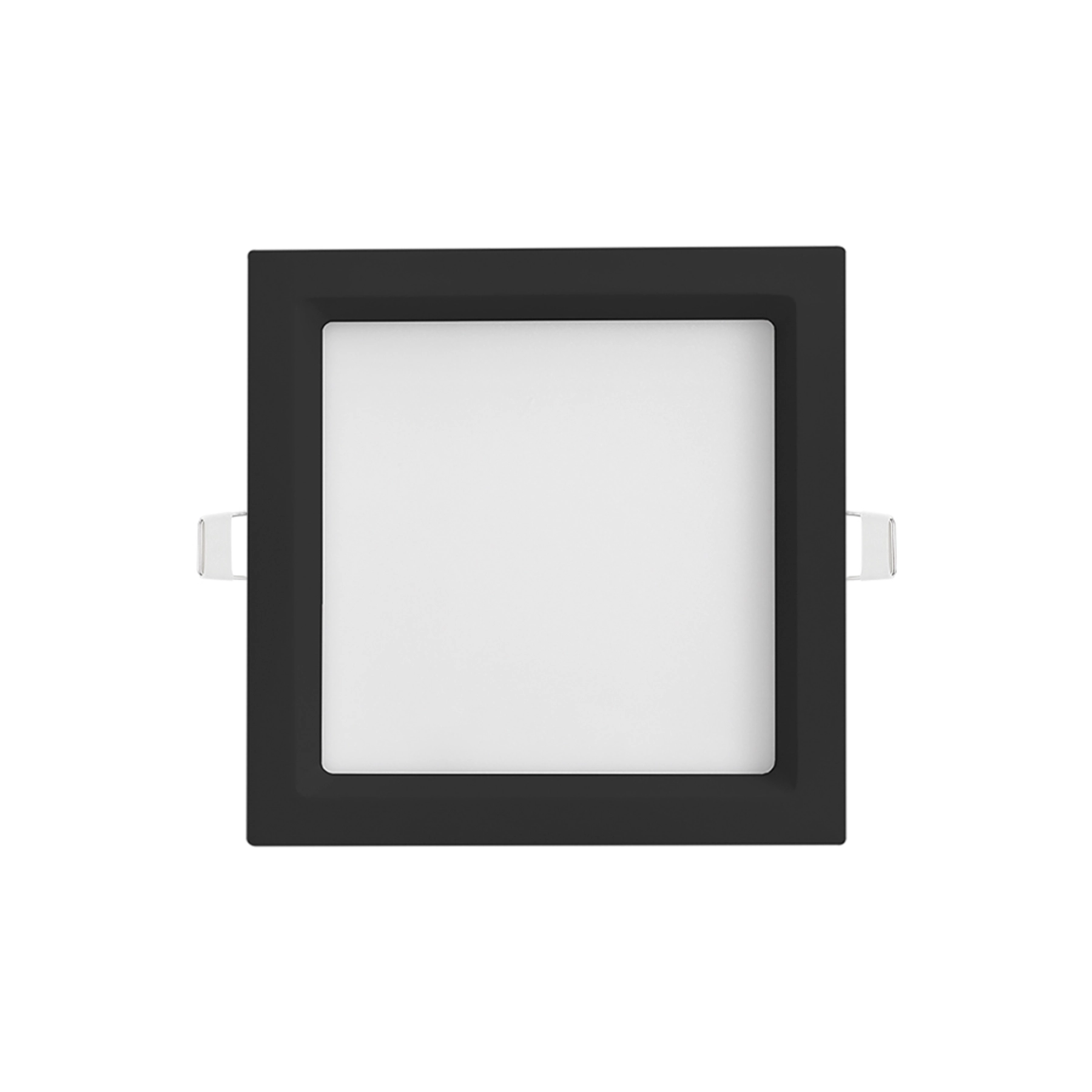 Painel de Led Embutir Quadrado Luz Neutra 25W Save Energy 4x30x30cm Preto Bivolt
