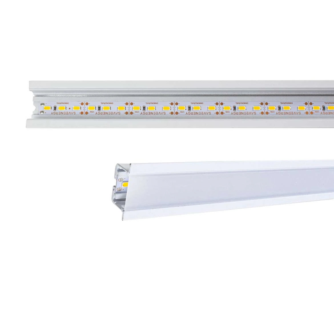 Perfil Embutir 1m + Fita Led 25w + Fonte Save Energy St2031