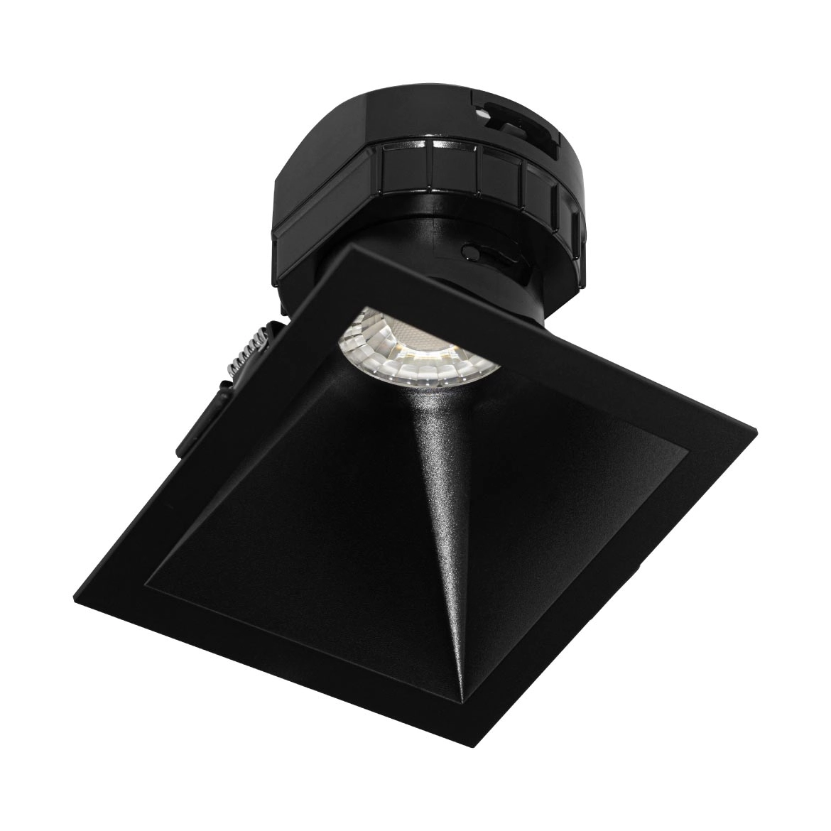 Spot Embutir Angular Preto 8w Downlight Twist Save Energy St2737