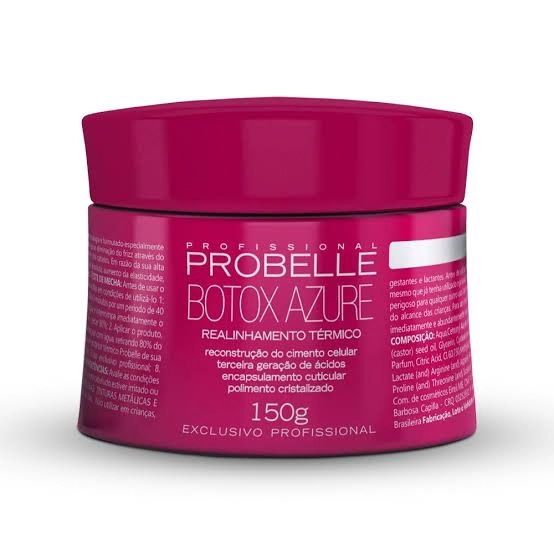 Máscara Capilar Alisante Probelle Botox Azure 150g