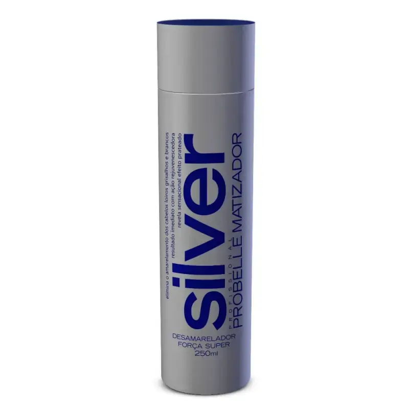 Matizador/mascara Tonalizante Probelle Desamarelador Silver Força Super 250 Ml 1un
