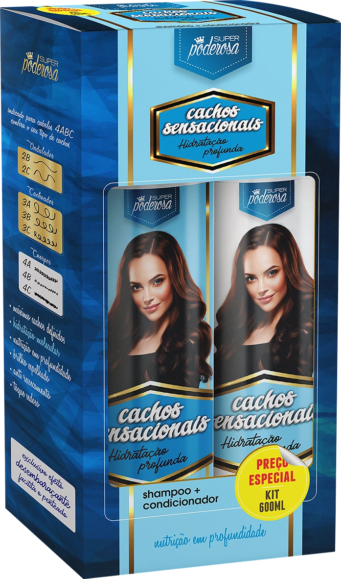 Kit Sup.poderosa Cacho/s