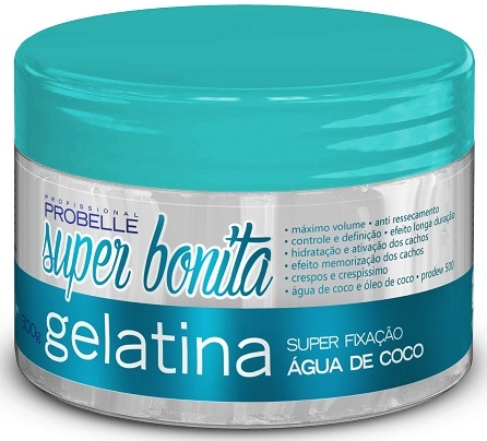 Gelatina Fixadora 300g Agua De Coco Probelle