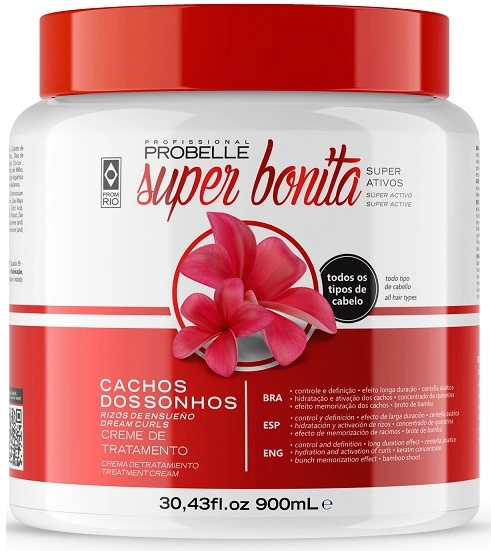 Creme De Tratamento 900ml Cachos Dos Sonhos Probelle