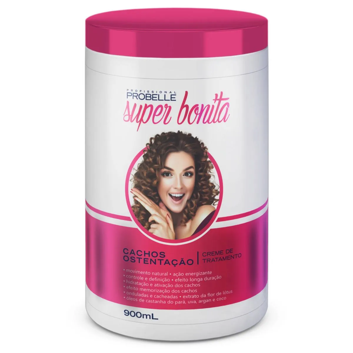 Creme De Tratamento 900ml Cachos Ostentação Probelle