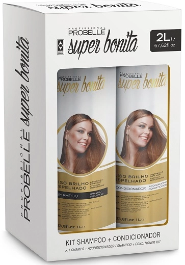 Shampoo Condicionador Super Bonita Brilho Espelhado Probelle
