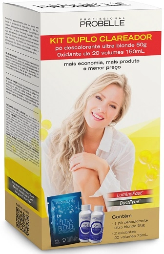 Kit Duplo Clareador Probelle 200ml Ultra Blond