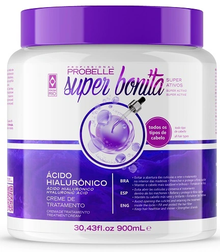 Creme De Tratamento 900ml Acido Hialuronico Probelle