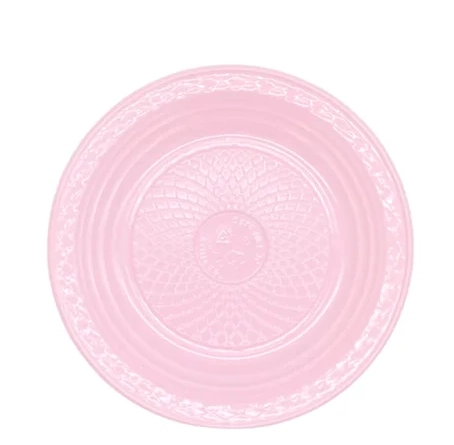 Prato Raso Rosa Candy 18cm C 10und Forfest