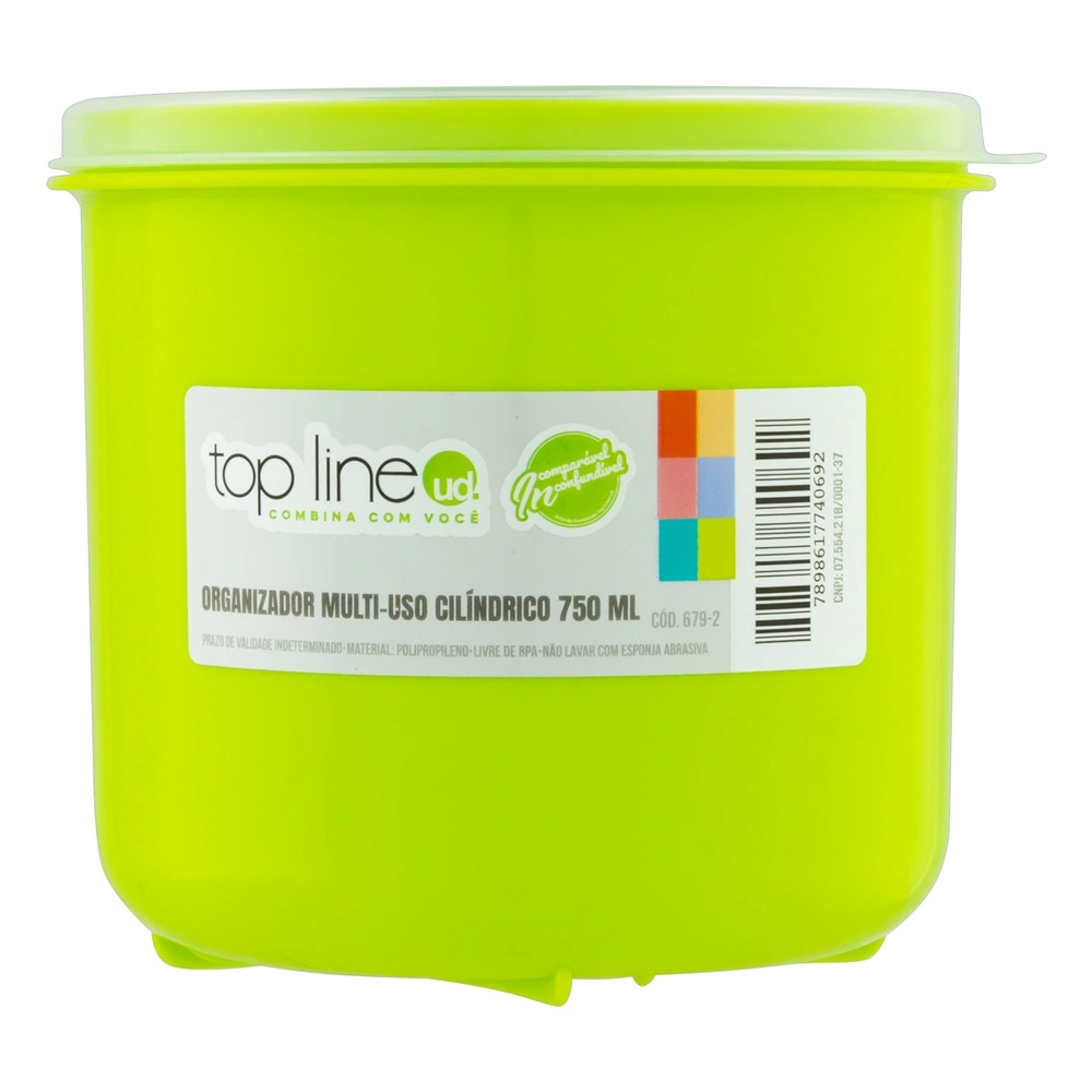 Organizador Top Line Cilindrico 750ml Color