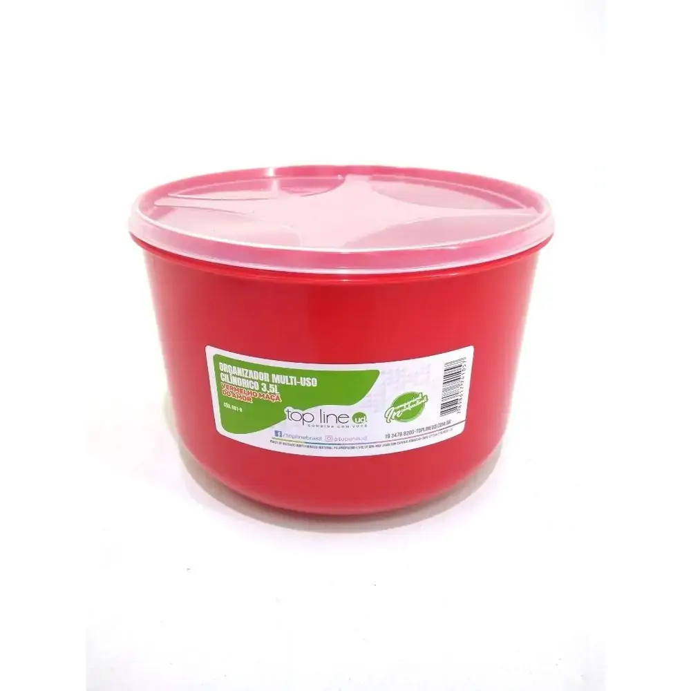 Pote Top Line Multiuso Cilinco 3,5l Verm.maca Do Amor