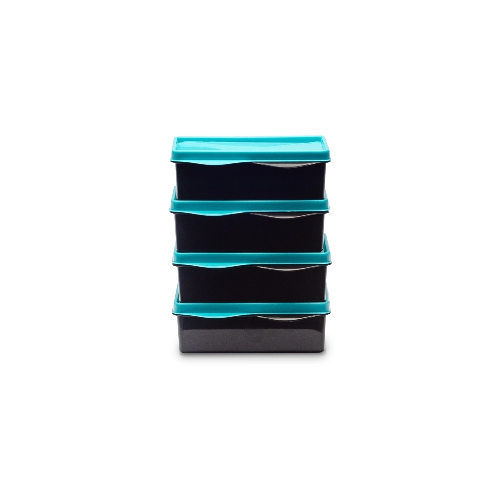Pote Mini Top Line Ret.c/4 Pcs Black Line