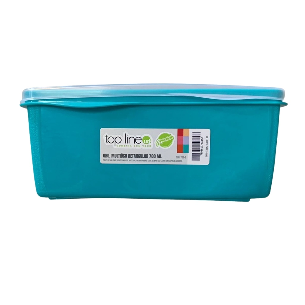 Org Multiuso Retangular 700 Ml Color