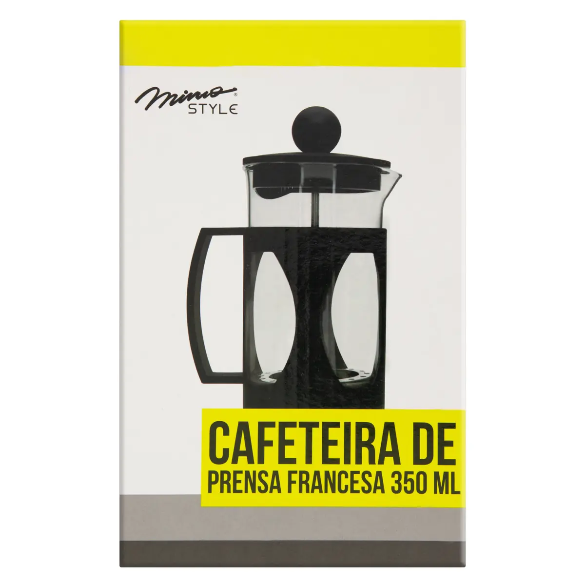 Cafeteira Vidro Prensa Francesa 350ml Mimo Style