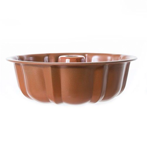 Forma De Flan E Pudim Bronze
