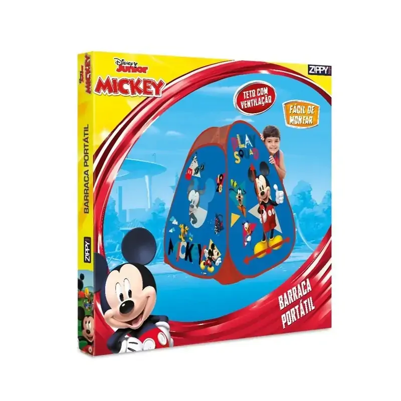 Barraca Infantil Portátil - Mickey - Disney - Zippy Toys