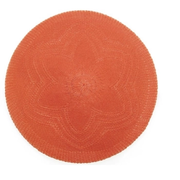Jogo Americano Red Croche Flor Vermelho 38cm Mimo