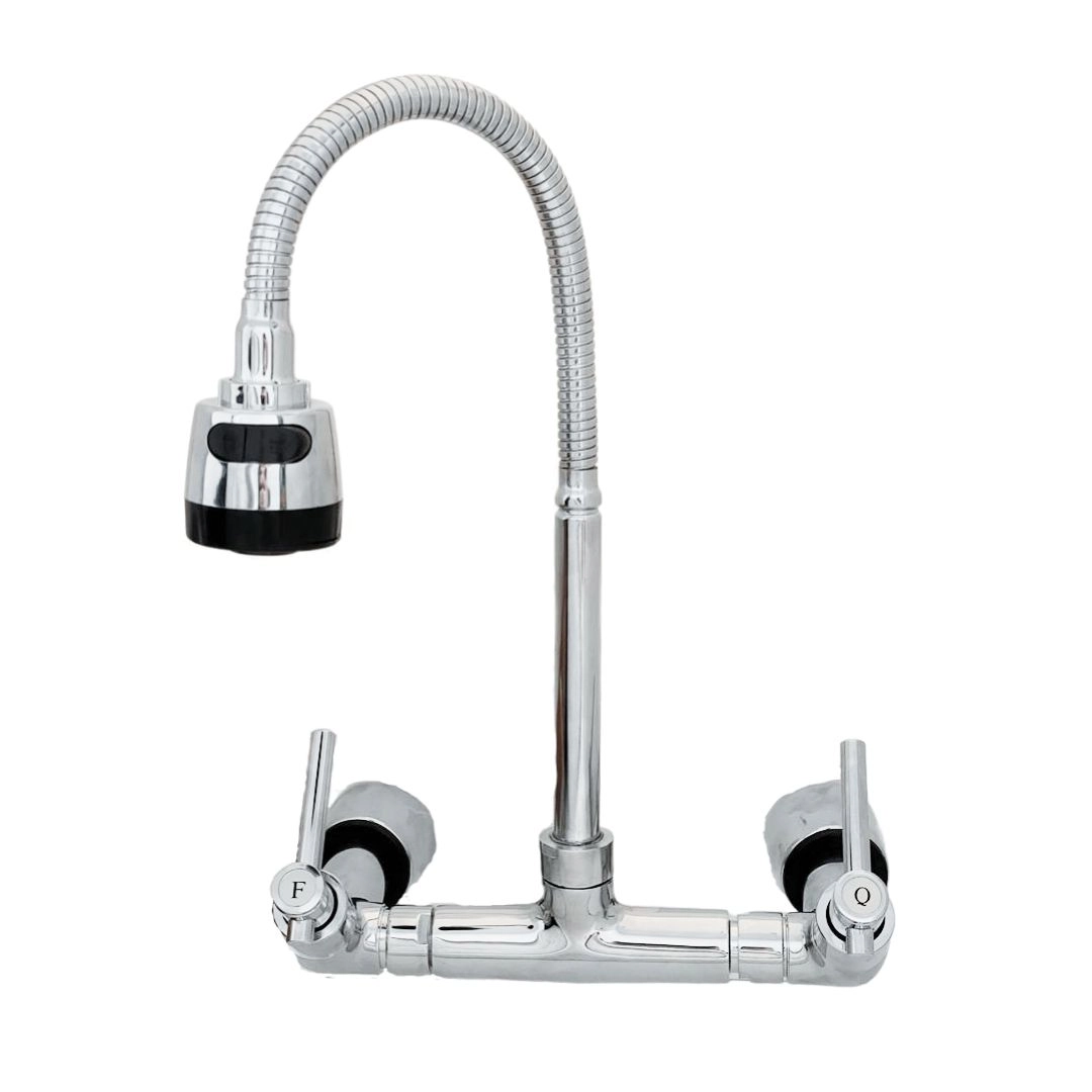 Torneira Misturador Cozinha Parede 1/4 De Volta Gourmet