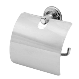 Porta Papel Higiênico Com Tampa Alumínio Rieti