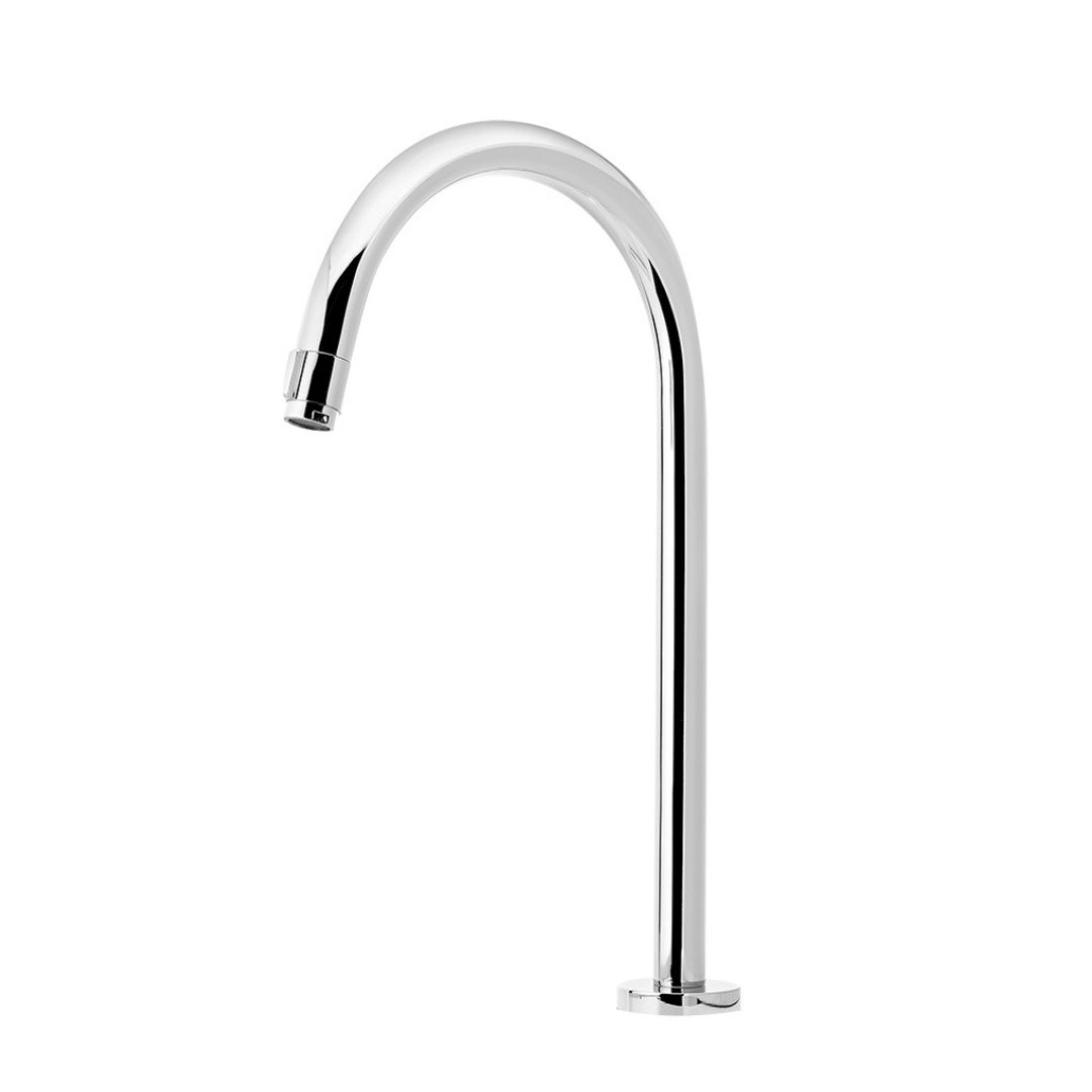 Torneira Easy Inox Alto Redondo Rieti