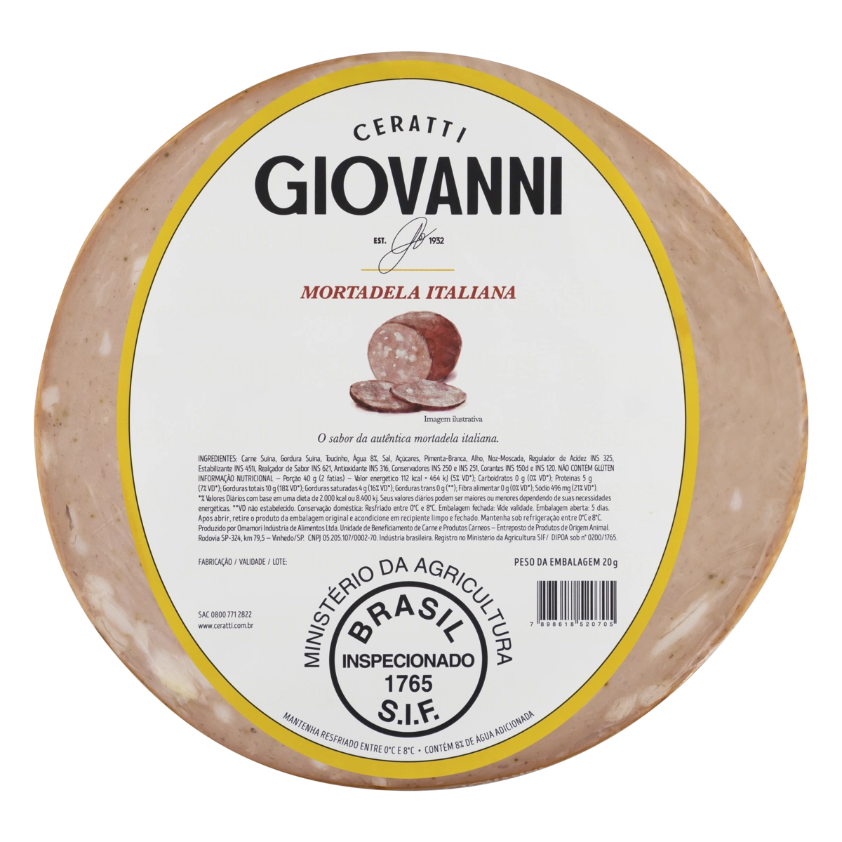 Mortadela Italiana Giovanni Ceratti
