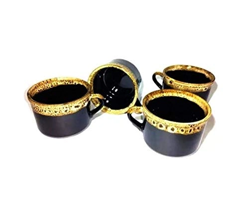 Jogo Xicara Cha 4pcs 51/4/7119 Porc Borda Decorada
