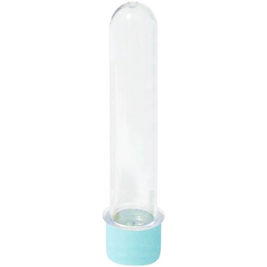 Tubetes C/tampa 13cm Azul Bb C/10 Un Mirandinha