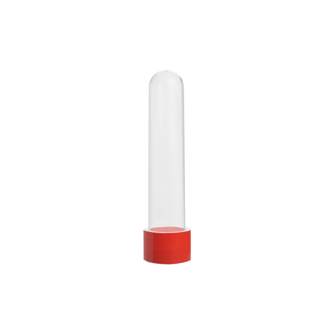 Tubetes C/tampa 13cm Vermelho C/10 Un Mirandinha