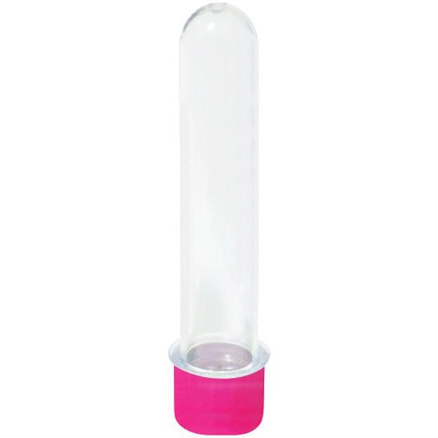 Tubetes C/tampa 13cm Pink C/10 Un Mirandinha