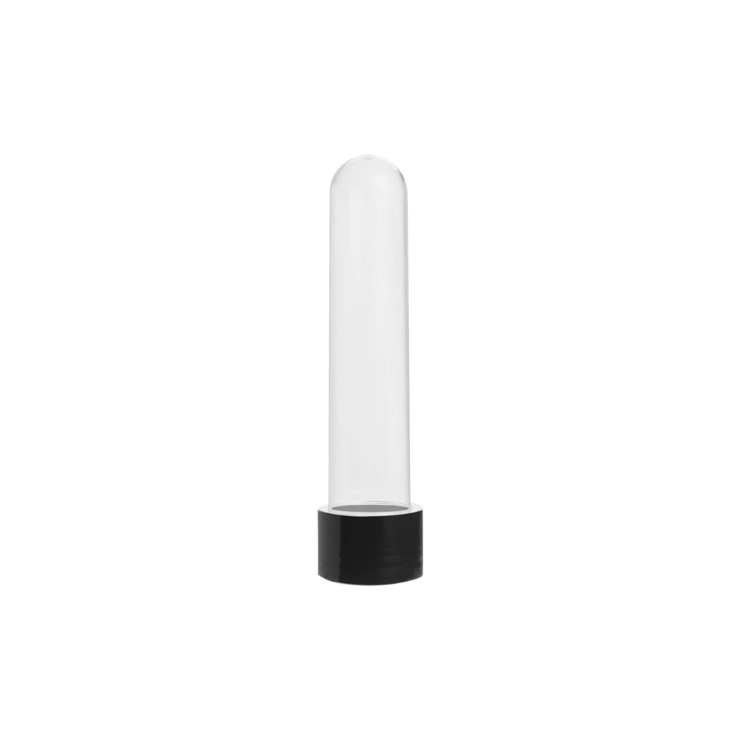 Tubetes C/tampa 13cm Preto C/10 Un Mirandinha